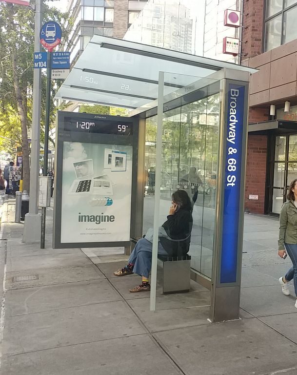 Bus Shelter Ad for Imagine